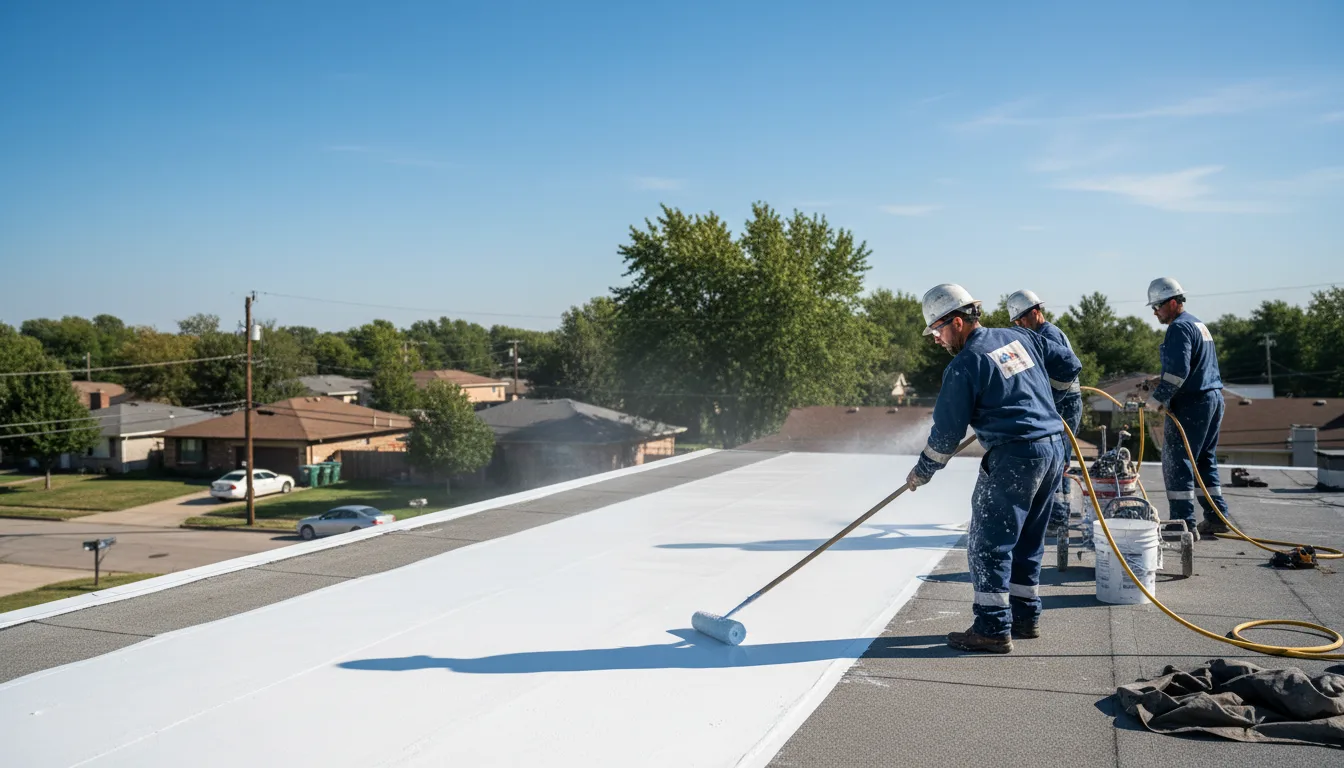 Commercial roof coating in Harrison, NY near me
